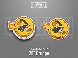 Kitsworld SAV Sticker - Italian Units - 28° Gruppo 